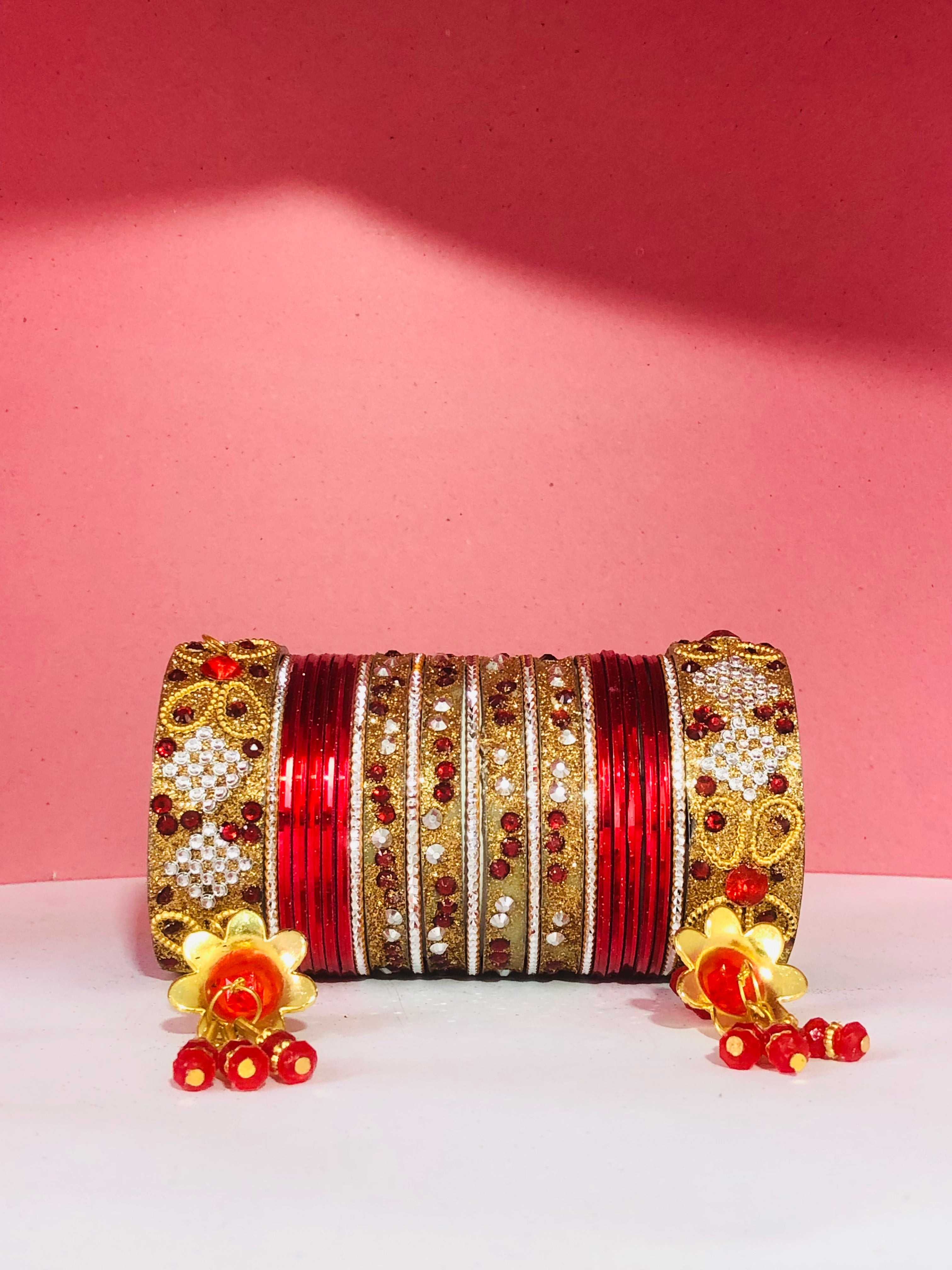 RED BANGLE SET