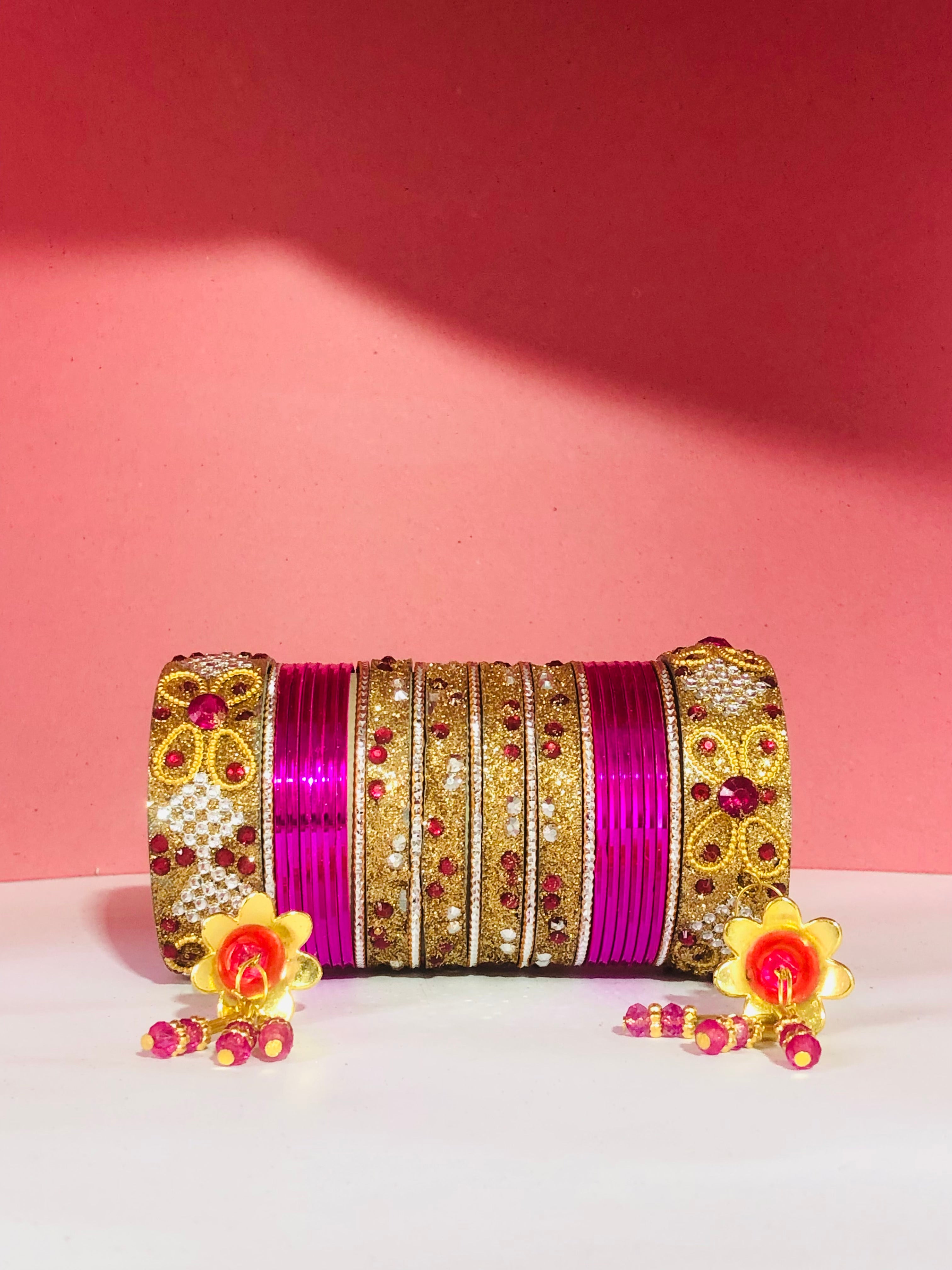 PINK BANGLE SET