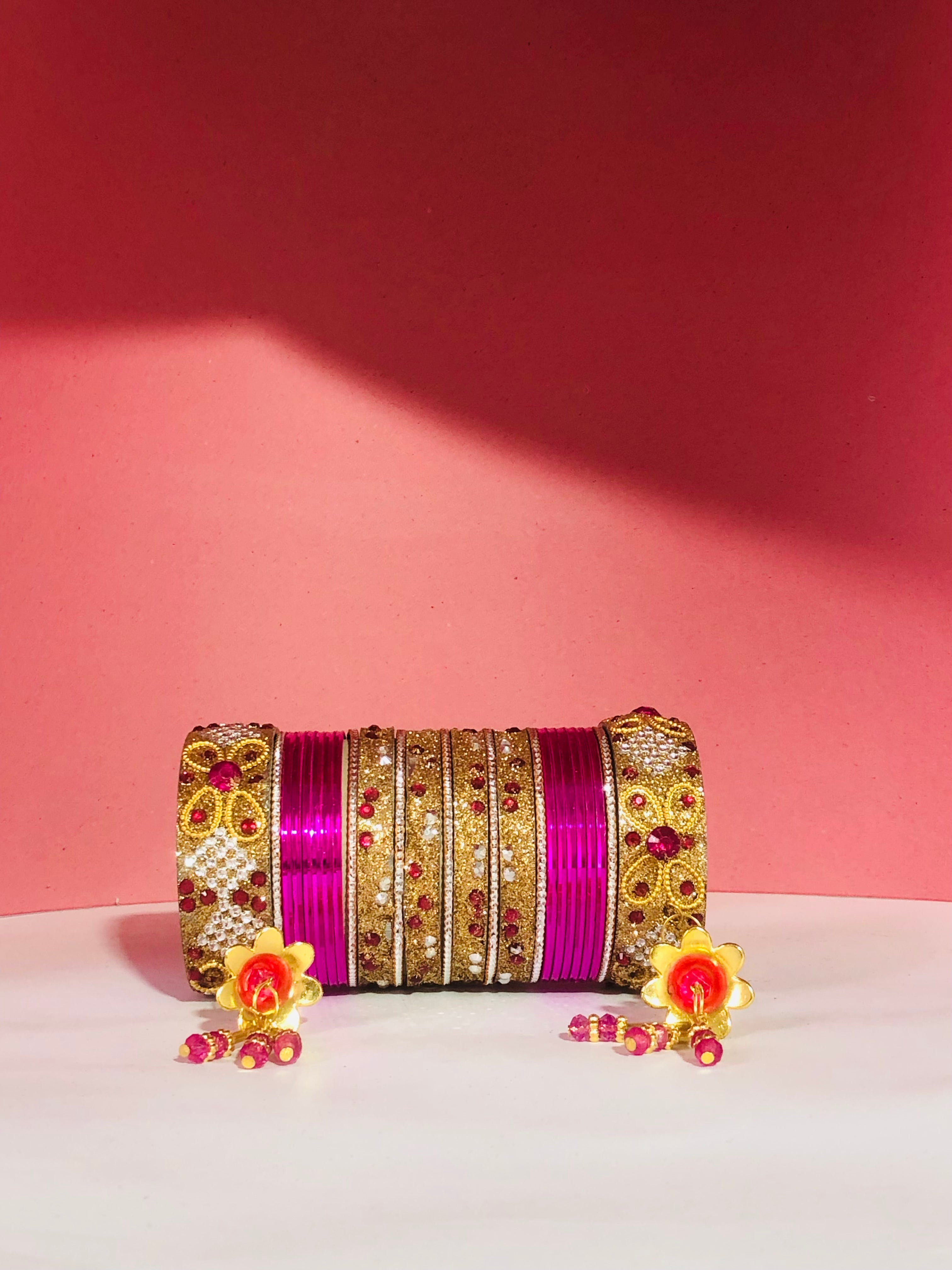 PINK BANGLE SET